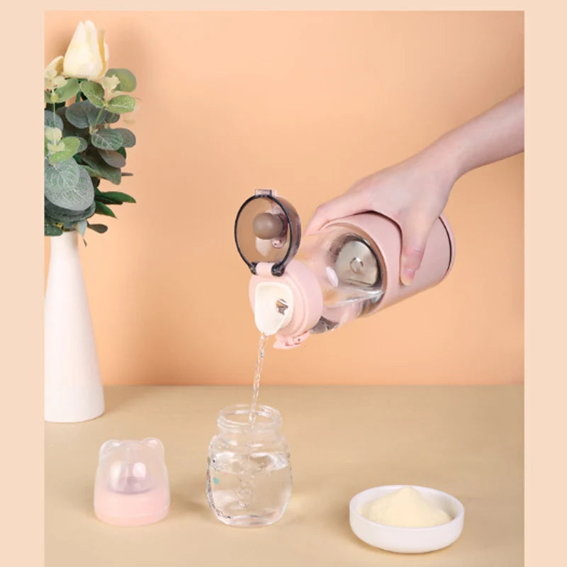 Rechargeable Baby Milk Warmer, Portable Insulated Water Kettle, 35-55℃ Adjustable Temperature for Travel Baby Formula Preparatio