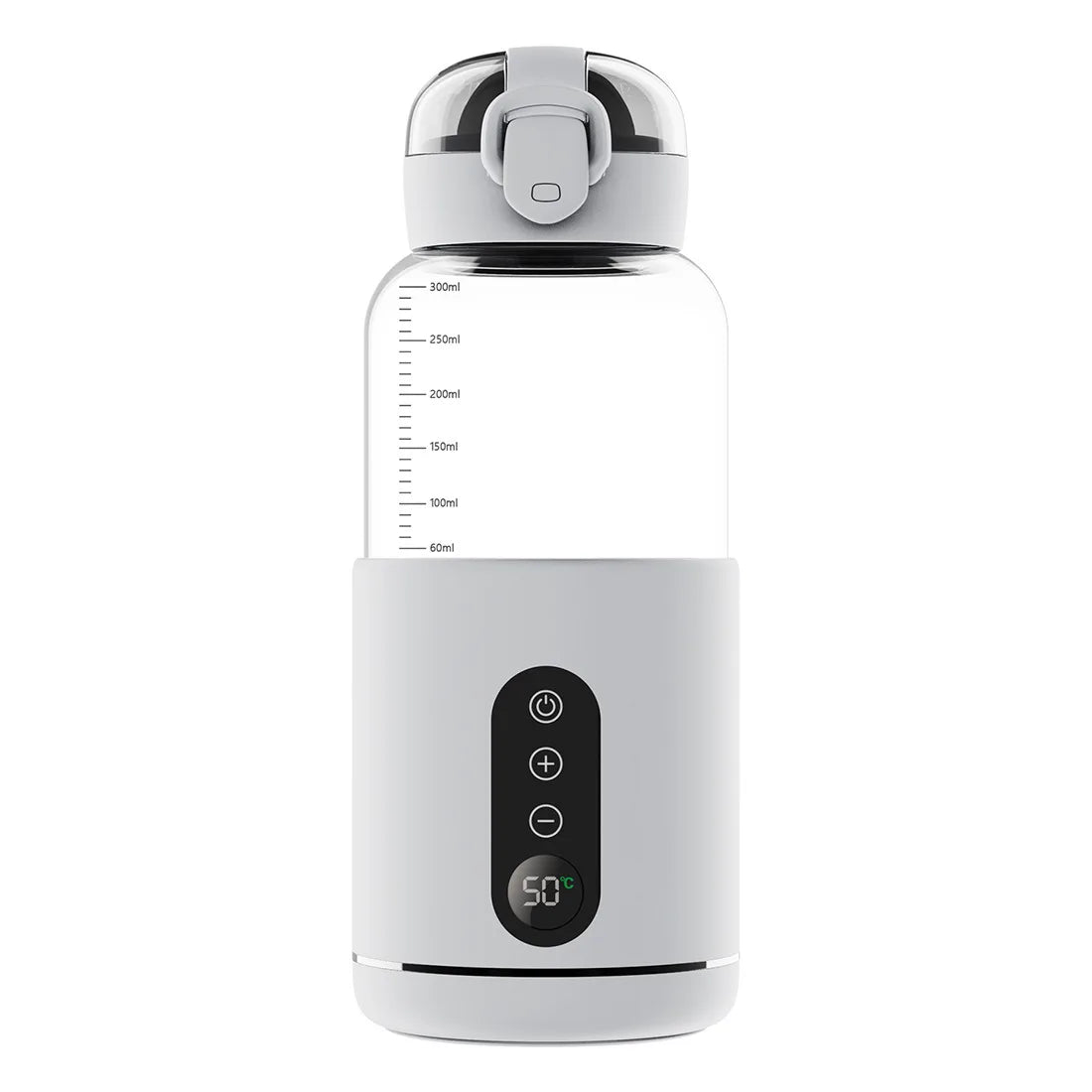 Rechargeable Baby Milk Warmer, Portable Insulated Water Kettle, 35-55℃ Adjustable Temperature for Travel Baby Formula Preparatio
